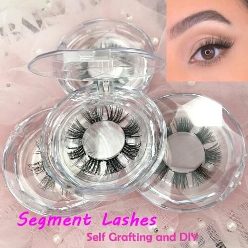 Segment eyeLashes New Hot Product Individual Cluster Lashes For Self Grafting and Home DIY