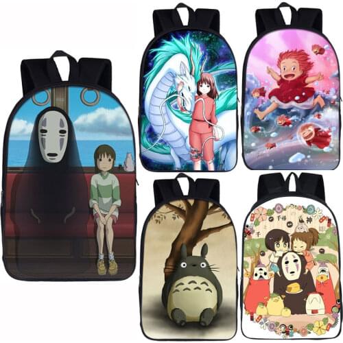 Cartoon Goldfish On The Cliff Schoolbag Teenager Leisure Backpack Kids Travel Bookbags Large Capability School Backpack Gift