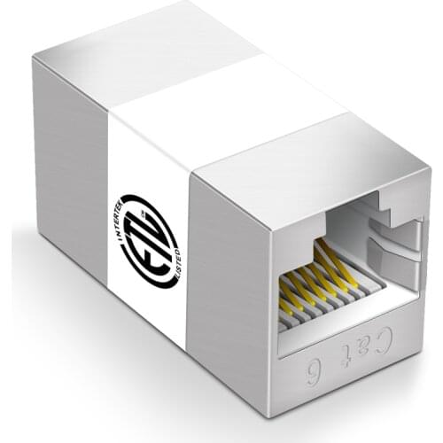 CNCOB RJ45 Connector Cat7/6/5e Adapter 8P8C Network Extender Extension Cable