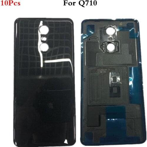 10Pcs/Lot For LG Stylo 4 Q710 Q710CS Q710MS Battery Cover Back Door Rear Housing Case With Logo
