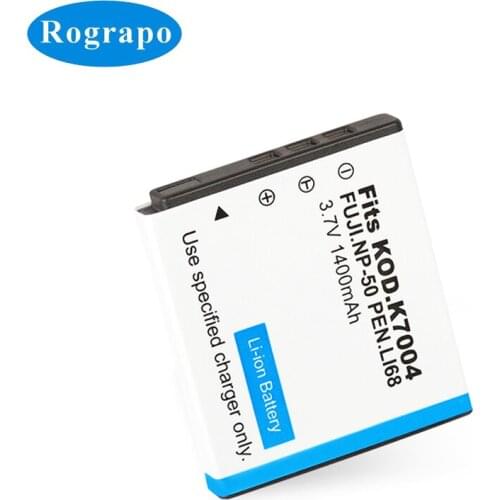 1000mAh D-Li68 KLIC-7004 NP-50 FNP50 Camera Battery For Fujifilm X10 X20 XF1 F50 F75 Replacement Accumulator