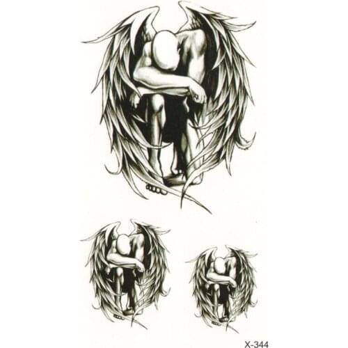 20pcs Fallen Angels Waterproof Temporary Tattoo Stickers Cute Wings Design Body Art Make Up Tools Man Woman Sex Products