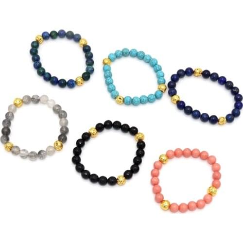 2018 new bohemia multicolor stone beads Bracelet for Women