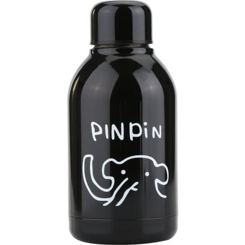 300ml Cartoon Vacuum Water Bottle Mini Portable Travel Cup Bottle Stainless Steel Thermol Bottle For Kids & Adults