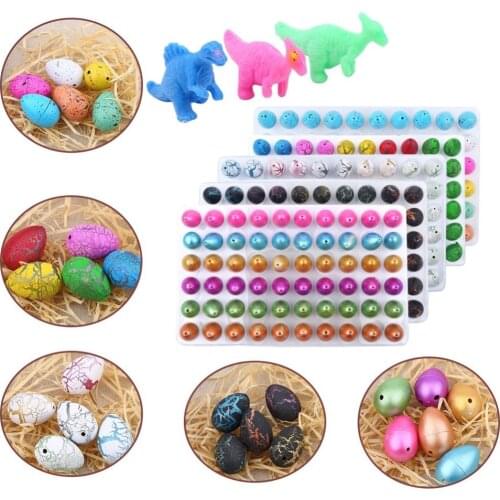 8Pcs Party Favors Magic Hatching Growing Dinosaur Eggs Growing Dinosaur Novelty Gag Toys For Child Kids Educational Toys Gifts
