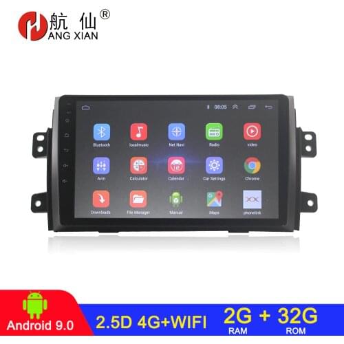 Android 9.0 2 din car radio car stereo For Suzuki SX4 2011-2016 for Fiat sedici 2006-2010 autoradio car audio 2G+32G 4G,wifi