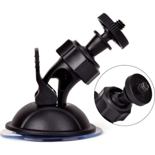 360 Degree Sucker Mini Car Holder Rearview Mirror Driving Recorder Holder Mount Bracket Portable DVR Mount Holder Sucker Bracket