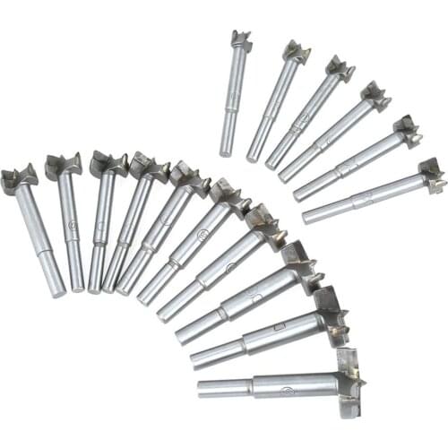 Woodworking Self Centering Hole Saw HHd Carbid Cutting Tool Set 16pcs Alloy Cylindrical Cutters Carbon Steel Boring Drill Bits