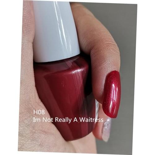 H08 Im Not Really A Waitress 15ml UV LED Gel Polish Vernis Permanent Lasting Shine opies Nail Art (need lamp dry)