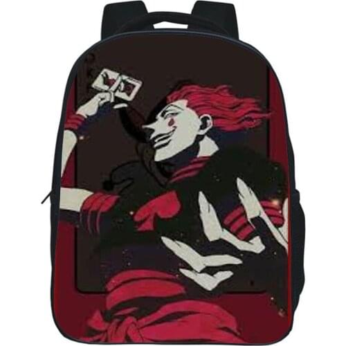 Hunter X Hunter School Bag Anime HxH Printing Fashion Campus Student Backpack Boy Girl Small Bookbag Cartoons Rucksack