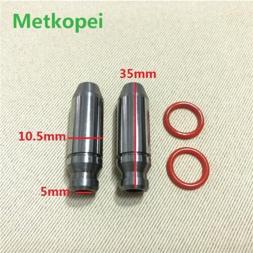 Scooter AN125 HS125T AN125T QS125T 5mm engine valve stem intake exhaust stem guide duct catheter for Suzuki 125cc AN HS QS 125