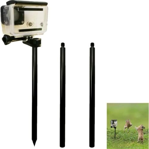 For Gopro Trail Camera Stake Mount | Ground Spike Stick Mount Fits Scouting Hunt