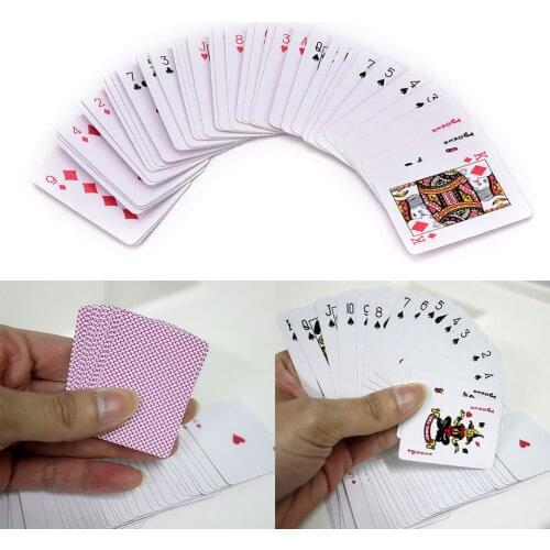 Mini Poker Small Playing Cards Family Game Travel Game 5.5*4cm