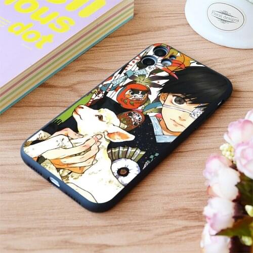 For iPhone Kaneki Ken Print Soft Matt Apple iPhone Case 6 7 8 11 12 Plus Pro X XR XS MAX SE
