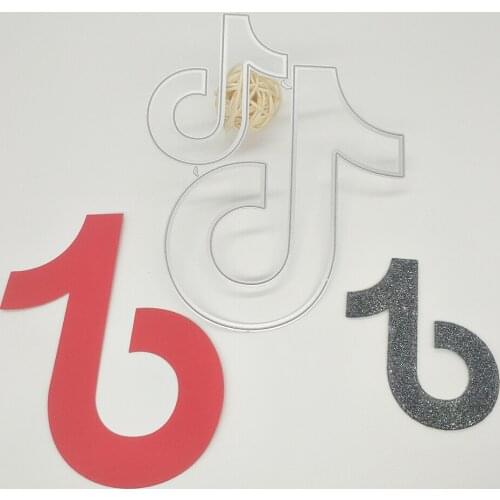 New size musical note combination metal cutting mold photo album cardboard DIY gift card decoration embossing crafts