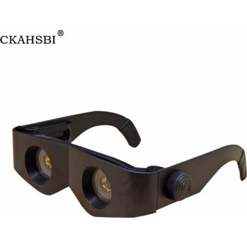 CKAHSBI Adjustable Focus Glasses Outdoor Sports Camping Hiking Binoculars Fishing Head-Mounted Magnifier Multi-Function Tool