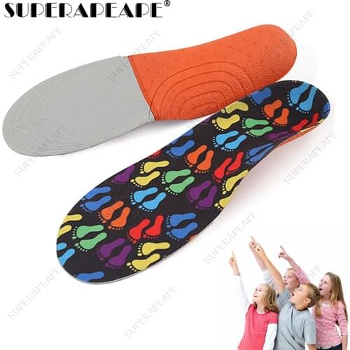 EVA 3D Orthotic Insoles flat feet for kids and Children Arch Support insole for OX-Legs child orthopedic shoes Foot Care Insert