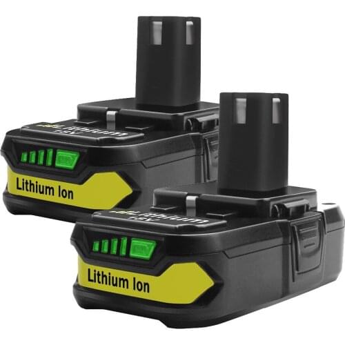 Turpow 18V 3000mAh P107 Battery Replacement for Ryobi P104 P105 P102 P103 P107 Cordless Li-ion Rechargeable Battery