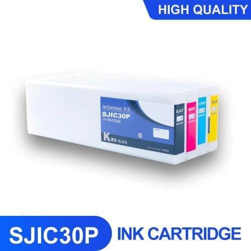 KINGSUN SJIC30P compatible ink cartridge with 300ML pigment ink for Epson TM-C7500G printer with chip Europe