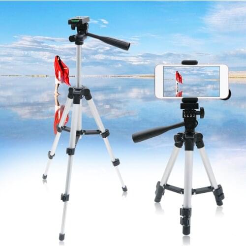 Alloy Aluminium 3 section mini Tripod digital Camera tripod phone portable travel smartphone tripod for selfie action camera