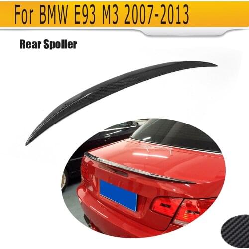 Carbon Fiber Car Rear Trunk Spoiler Lip Wing for BMW E93 M3 325i 328i 330i 335i Convertible 2007 - 2013 Rear Wing Spoiler