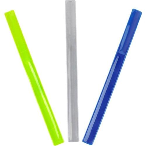 Reflective Bicycle Tapes Trousers Leg Opening Fastening Strips Warning Bike Bind For Safy Cycling Running Outdoor Sports