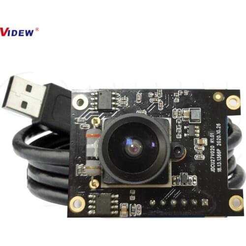 VIDEW 1080P USB Webcam with Fisheye Lens High Resolution USB2.0 Camera Module CMOS USB Camera Board