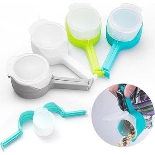 Food Storage Bag Clip Snack Sealing Clip Plastic Fresh Keeping Sealer Clamp Food Saver Travel Kitchen Accessories Seal