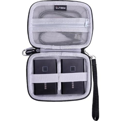 LTGEM EVA Hard Case for Samsung T7 Touch Portable SSD-500GB-USB 3.2 (MU-PC500S/WW)