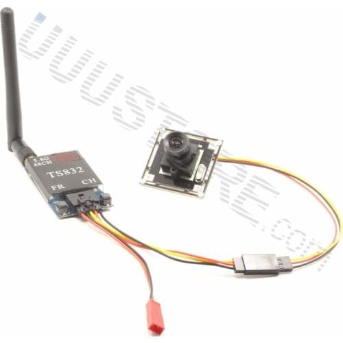 1000TVL Micro Camera w/ 2.8mm wide angle lens + TS832 5.8Ghz 48Ch 600mW FPV AV Wireless Transmitter for RC QAV250 Quadcopter