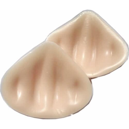 700g securely to the body triangle breast cancer Silicone Breast Forms Prosthesis Mastectomy