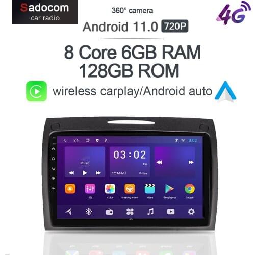 360 6GB+128GB Carplay DSP Android 10.0 Car DVD Player GPS map WIFI Bluetooth 5.0 RDS Radio For Benz SLK R171 W171 2000 2001-2011