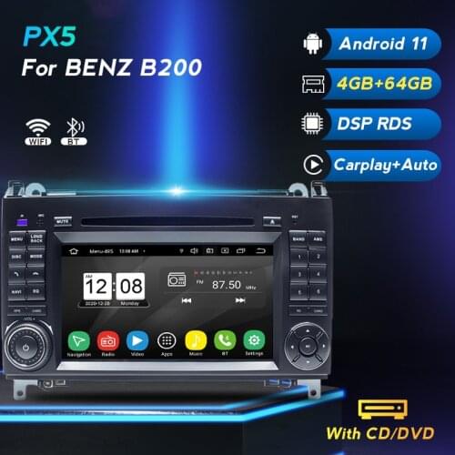 Android 11 Car Radio Multimedia GPS Navigation Player for Mercedes Benz B200 A B Class W169 W245 Viano Vito W639 Sprinter W906