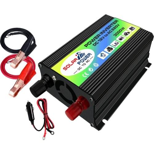 300W RV Car Power Inverter DC 12V - AC 220V Converter Adapter Dual USB