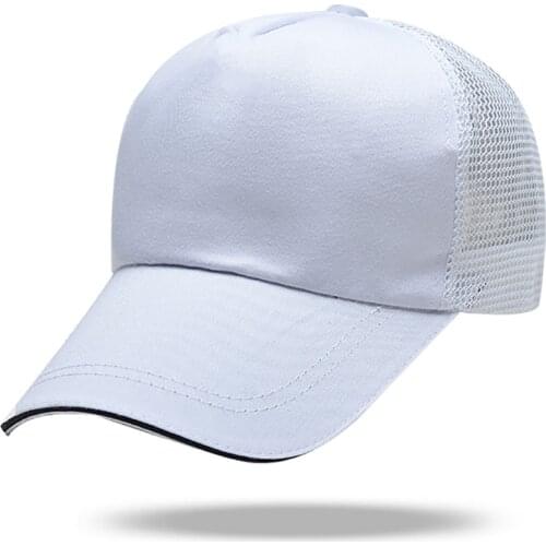 Sandwich Polyester Cotton Yarn Baseball Cap Outdoor Sun Visor Advertising Cap Travel Volunteer Cap Work Hat H109
