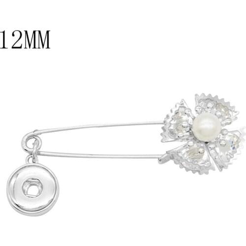 12mm Snap Button brooch Jewelry DIY jewelry KD3226