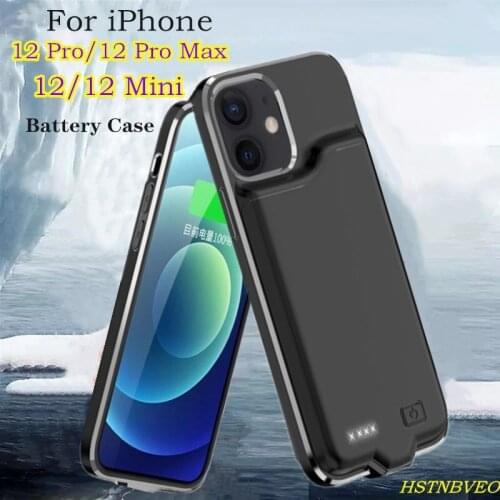 Power Bank Case For iPhone 12 Pro MAX Battery Charger Cases For iPhone 12 Pro 12 Mini 12 Battery Case Battery Charging Cover