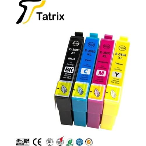Tatrix T3691 T3692 T3693 T3694 Color Compatible Printer Ink Cartridge for Epson Expression Home XP-235A XP-332A