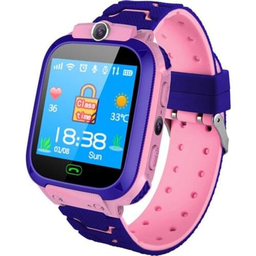 Kids Smart Watch Two-Way Phone Call Remote Camera Tracker Games Watch - Blue