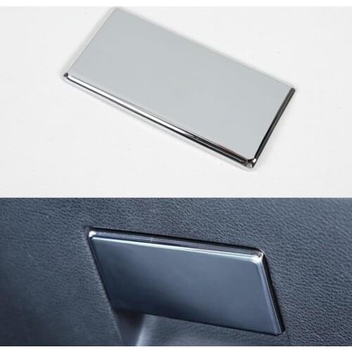 For Dodge Ram 2010-2017 Car Passenger Seat Storage Box Decoration Cover Trim ABS Auto Accessory