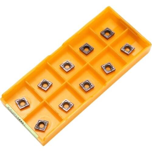 10PCS Milling Lathe CCMT060204 NX2525 CCMT21.51 Carbide Insert Tool With Box Best Price