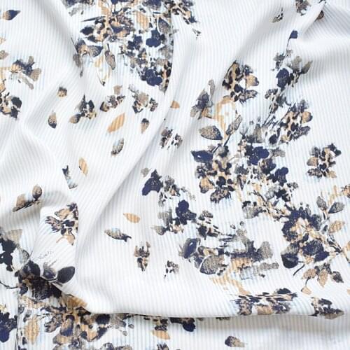 HLQON polyester plain Chiffon white ink fabric for dress cloth felt patchwork tissue coat Sewing DIY Material by 100x145cm