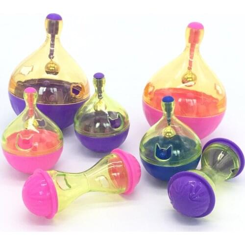 Interactive Dog Toys Tumbler Leakage Food Ball Toy Smarter Dogs Treat Dispenser For Dog Cat Playing Training Pet Fun Bowl Feeder