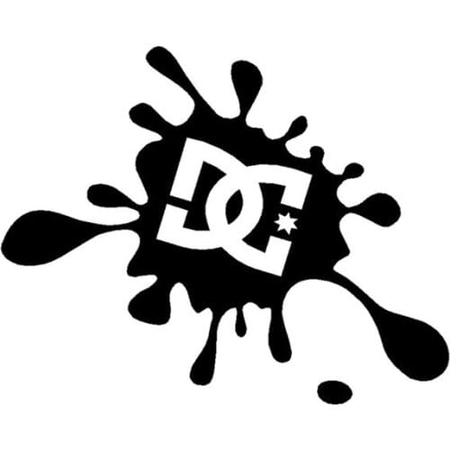 Hot Reflective DG Block Splash Car Stickers and Decals Motorcycle Waterproof Car Decorative KK Apply To Car Window window