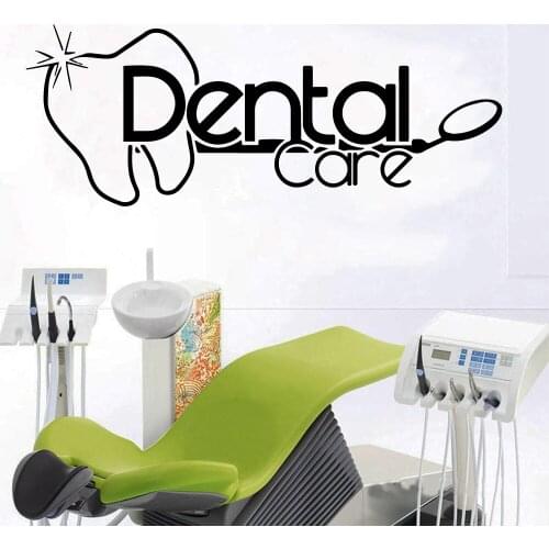 Wall Stickers for Dentists Office Tooth Extraction Waterproof Durable Sticker Wallpapers Dental Care Material Benefit YT2204