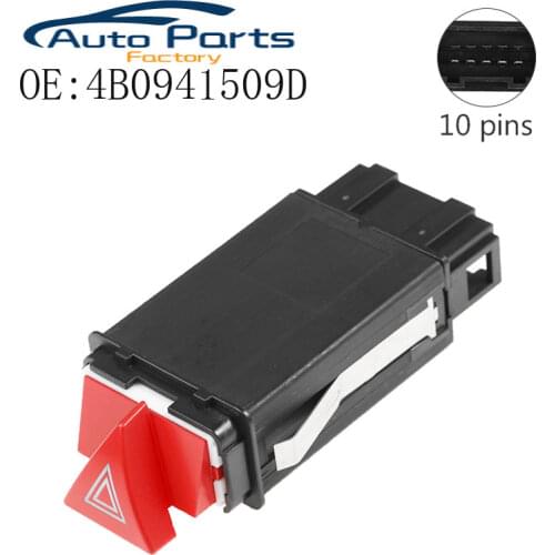 New Emergency Hazard Warning Light Flasher SwitchTurn Signal Relay Control Switch For Audi A6 4B0941509D 4B0941509K,4B0941509C