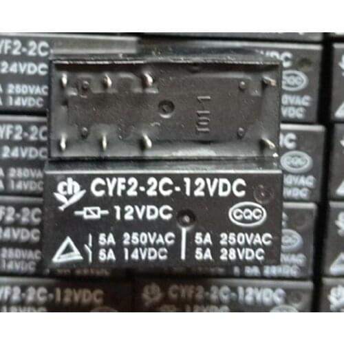 Wholesale 10pcs/lot relay CYF2-2C-12VDC