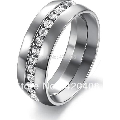 Wholesale new fashion jewelry Lifestyle Mens titanium steel ring GJ361-Free shipping
