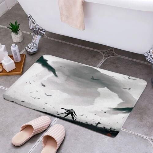 Attack On Titan Anti-slip Doormat Vacuuming Water Absorbing Kitchen Bedroon Bath Floor Mats Home Entrance Home Decora