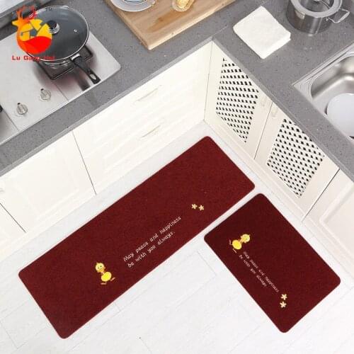 Modern Printed Cartoon Floor Mat Kitchen Mat Long Form Bathroom Mat Door Mat Living Room Decorative Carpet Mat